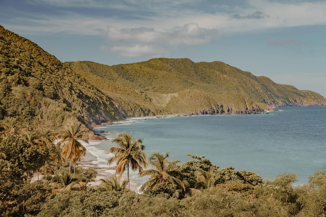 Águas e paisagens do Caribe