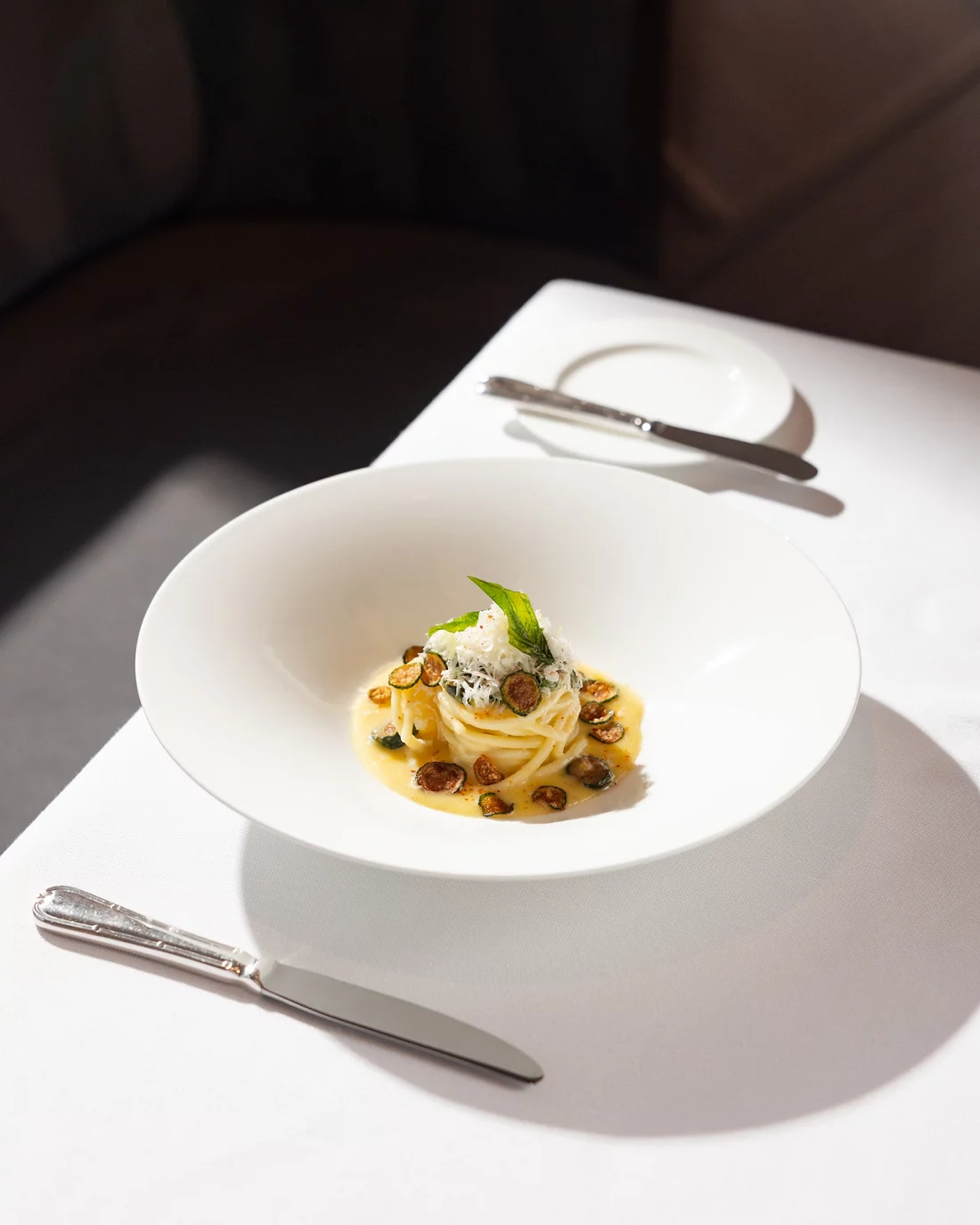 Apresentação gastronômica do restaurante Anthology